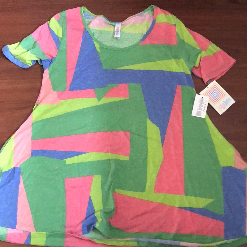 Brand new with tags size small rainbow bright tee